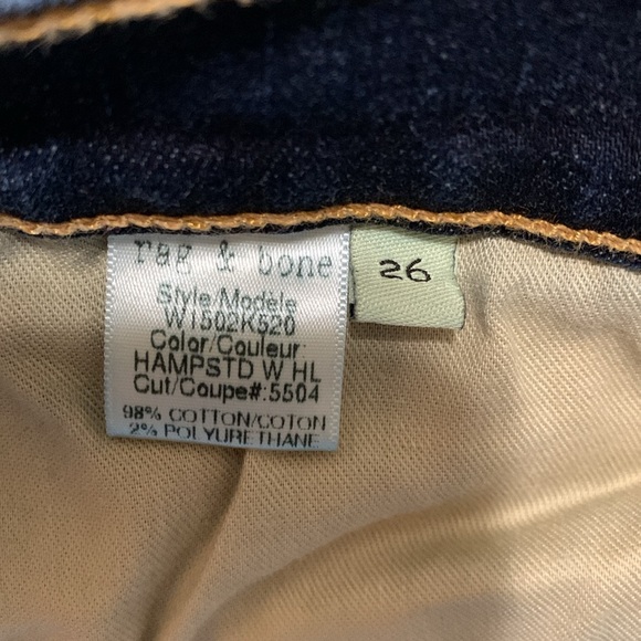 Rag & bone skinny jeans size 26 - Picture 5 of 7